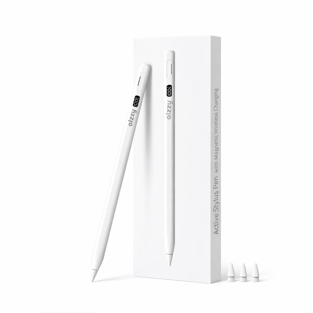 Stylus pentru iPad (2018–2026) cu Palm Rejection și încărcare magnetică